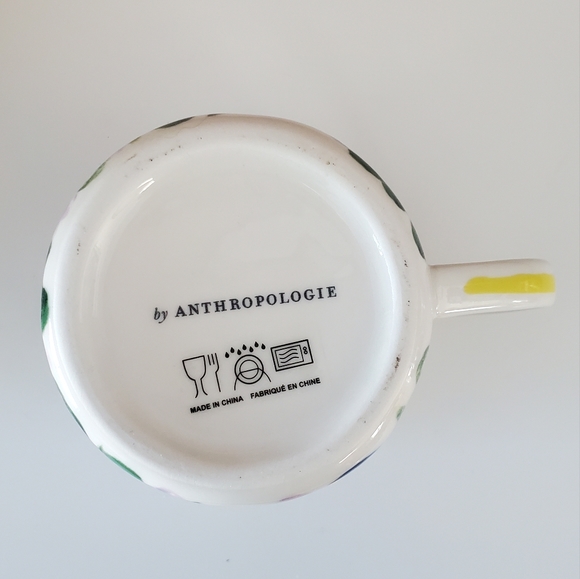 T - Anthropologie Coffee Mug, Monogram Letter T Initial - Picture 4 of 5